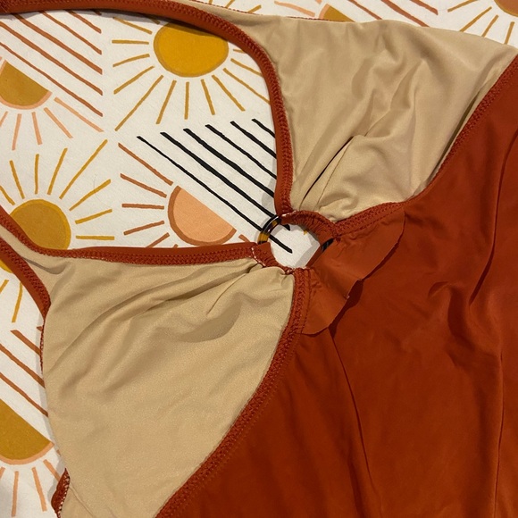 J. Crew Rust Tankini Set - Picture 2 of 3